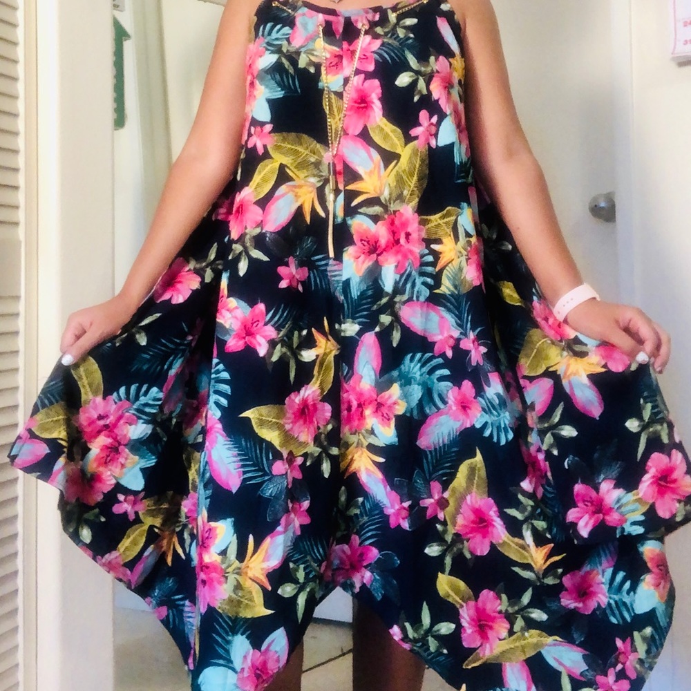 Summer floral dress